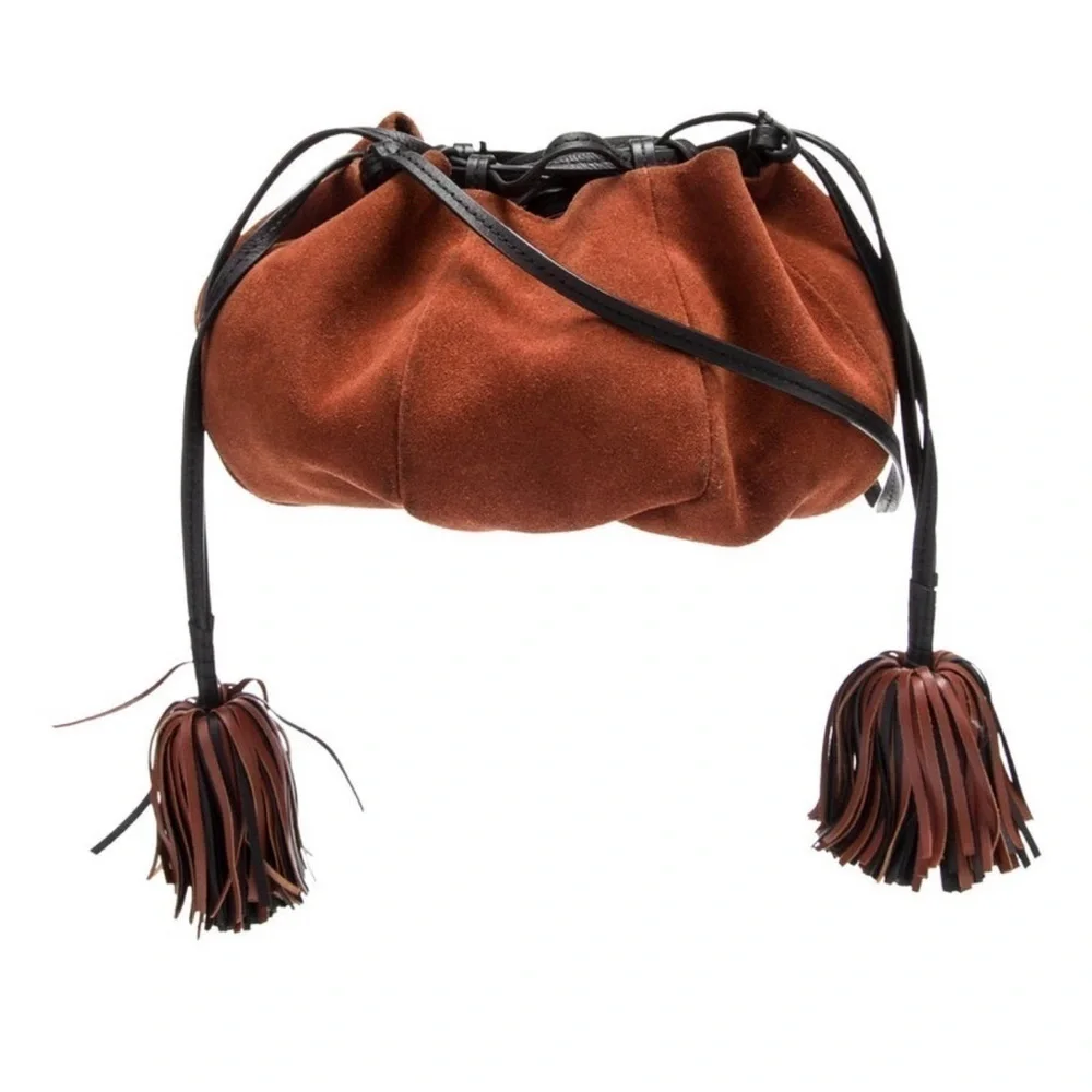 Ulla Johnson, Brea Bucket Bag in Burnt Orange